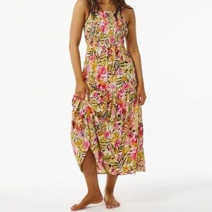 Rip Curl Copacabana Tropical Floral Midi Dress